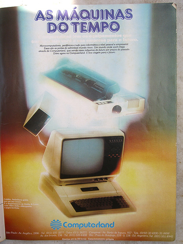 Computadora de la dйcada de los 80s